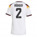 Německo Antonio Rudiger #2 Dámské Domácí Dres MS 2026 Krátkým Rukávem Německo Antonio Rudiger #2 Dámské Domácí Dres MS 2026 Krátkým Rukávem